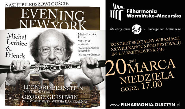 Michel Lethiec & Friends - Nasi jubileuszowi goście w koncercie “Evening in New York” - full image