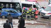Tramwaj zderzył się z mercedesem na Żołnierskiej w Olsztynie