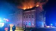 Pożar w budynku szkoły rolniczej pod Kętrzynem. Rok temu spłonął internat