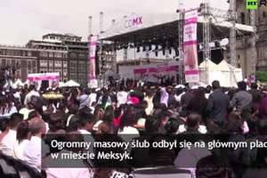 Masowy ślub w Meksyku