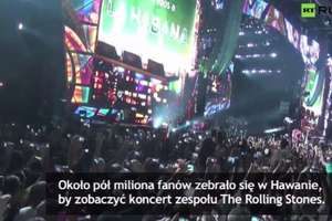 Pół miliona fanów obejrzało historyczny koncert The Rolling Stones na Kubie 