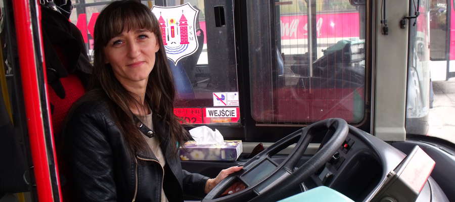 Beata Jabłonowska lubi pracować za kierownicą