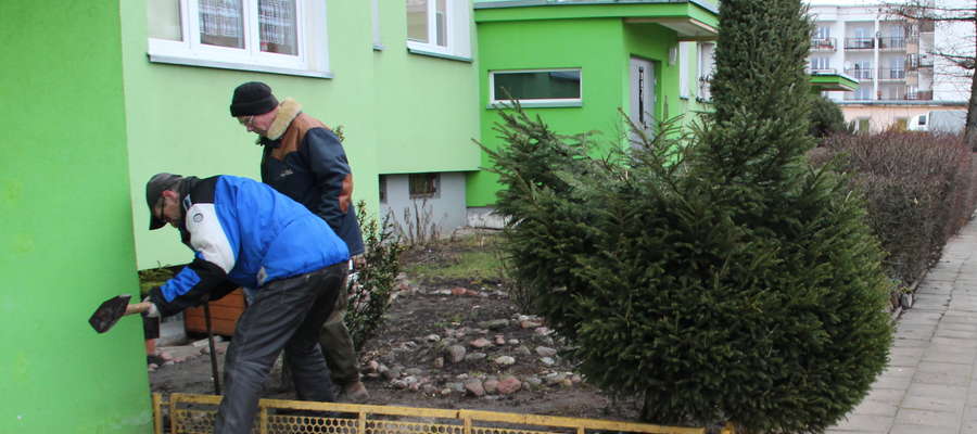 Akcja usuwania ogrodzenia z trawnika, który dotąd był „azylem” kotów
