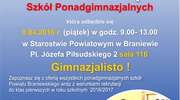 Gimnazjalisto, nie wiesz jaką szkołę wybrać? Idź na giełdę szkół