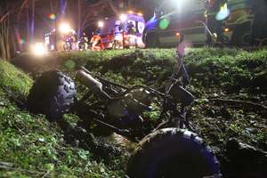 Śmiertelny wypadek quadem pod Olsztynem. Nie żyje 16-letni kierowca. Pasażer był pijany