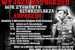 Wyjazd na pogrzeb mjr Zygmunta Szendzielarza 