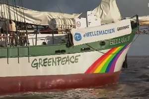 Greenpeace protestuje przeciwko niemieckim odwiertom na morzu