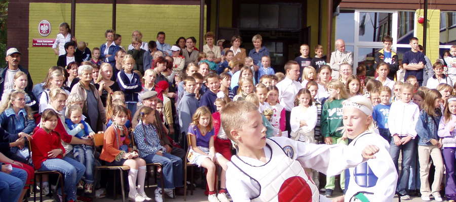 Podczas jednego z festynów w szkole na ul. Jagiellońskiej 