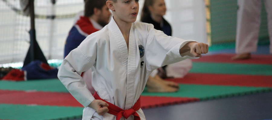 Kacper Czaplicki jest jednym z zawodników Bartoszyckiej Szkoły Taekwondo, który uzyskał kwalifikację na mistrzostwa Polski juniorów młodszych