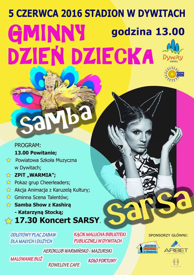 Samba i koncert Sarsy z okazji Dnia Dziecka w Dywitach - full image