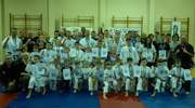Młodzi karatecy z Iławy w swoim Dojo zapoznawali się z atmosferą dużych turniejów