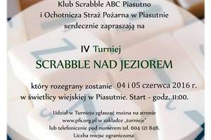 IV Turniej Scrabble w Piasutnie