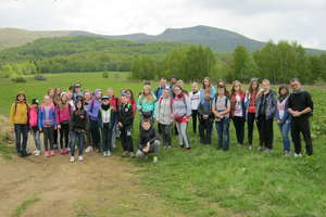 Wycieczka uczniów ze szkół w Hartowcu w Bieszczady
