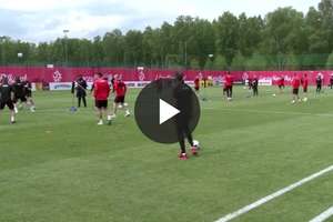 Piłkarze reprezentacji Polski trenują w Juracie [FILM]