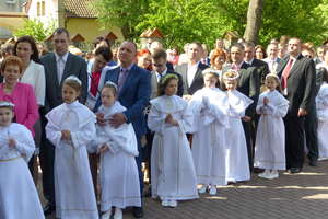 Dzieci z Gołdapi przystąpiły do Pierwszej Komunii Św.
