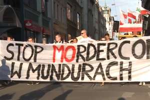 Protest przeciwko brutalności policji. Stop mordercom w mundurach