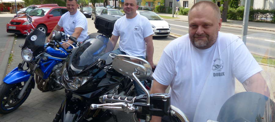 Nowy zarząd klubu motocyklowego MOTONICI przy PTTK Iława. Od lewej: nowy prezes Grzegorz Maciejko, wiceprezes Grzegorz Budzelewski oraz skarbnik klubu Roman Dobecki