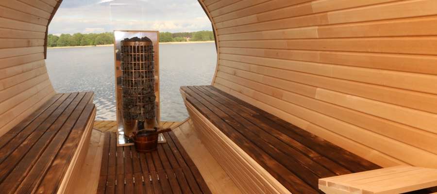 Sauna od wewnątrz