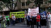 Sieci niszczą turystykę. Nasi wędkarze protestowali w Warszawie