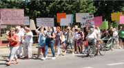 Protest w obronie szpitala na ulicach Giżycka