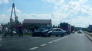 Trzy auta rozbite na skrzyżowaniu Grunwaldzkiej z Mszanowską