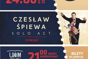 Czesław Śpiewa Solo Act na urodzinach Radia UWM FM
