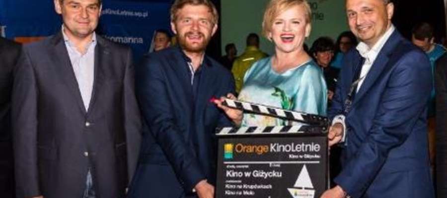 Otwarcie ubiegłorocznego Orange Kino Letnie w Giżycku