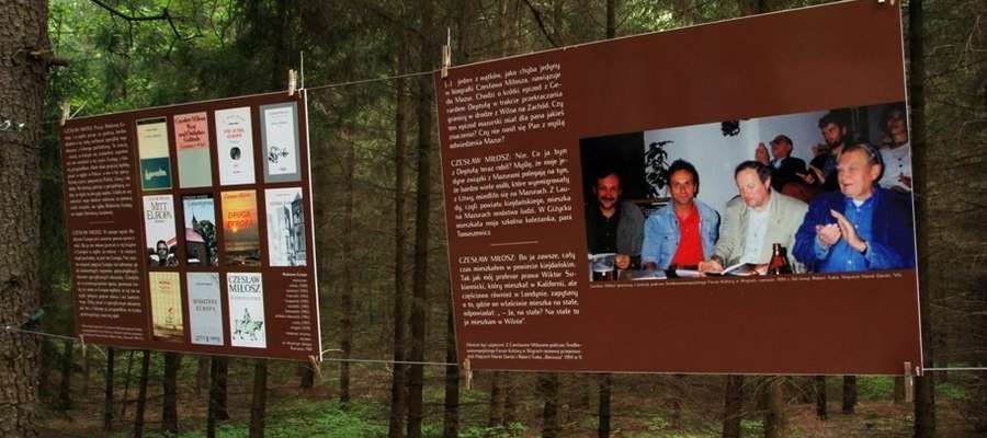 Przed pięcioma laty z okazji Roku Czesława Miłosza w Alei Nieznanego Poety eksponowano wystawę pt. Czesław Miłosz i Mazury