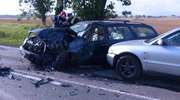 Groźny wypadek na krajowej "15" w Sampławie