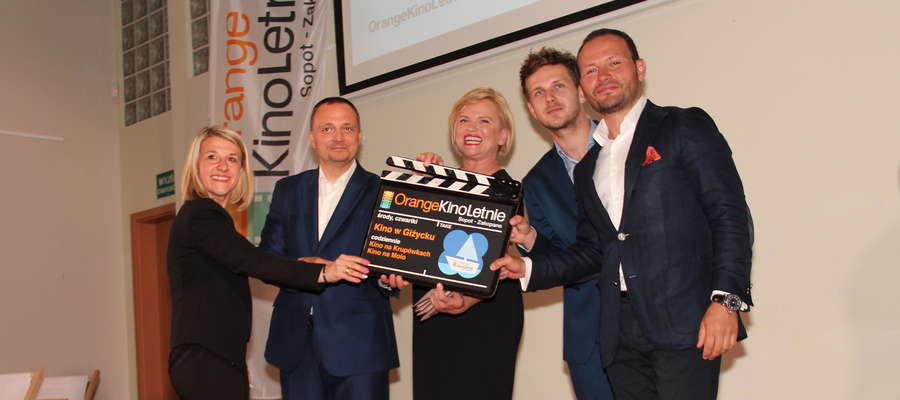 Uroczystość otwarcia Orange Kino Letnie w Giżycku