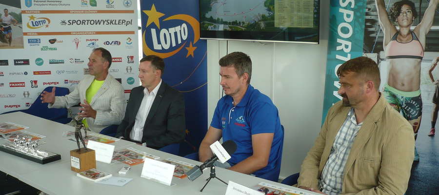 Uczestnicy wtorkowej konferencji prasowej (od lewej): Janusz Milewski, Jerzy Litwiński, Adam Seroczyński, Jeremiusz Dutkiewicz)