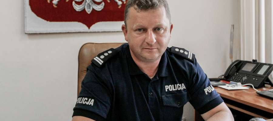 Krzysztof Konert,komendant miejski policji w Elblągu