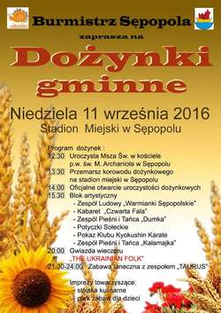 Dożynki Gminne Sępopol 2016