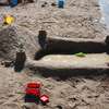 Budujemy zamki z piasku na plaży