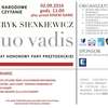 Narodowe czytanie „Quo vadis” Henryka Sienkiewicza