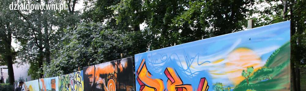 Najlepsi działdowscy twórcy streetartu spotkali się w parku