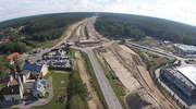 Tak wygląda budowa drogi ekspresowej S51 z Olsztyna do Olsztynka z lotu ptaka!