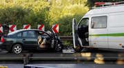 Kierowca z Wydmin oraz jego syn ranni w wypadku w Nowym Mieście Lubawskim