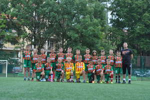 Piłka nożna. Dzieci z akademii Wkry Żuromin na obozie sportowym