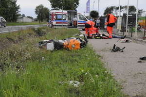 Tragiczny wypadek motocyklisty na wojewódzkiej 563 (aktualizacja)