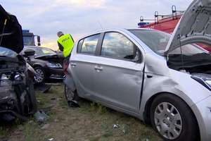 Karambol na węźle Łódź Północ. Autostrada A2 zablokowana na kilka godzin