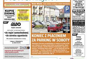 "Jedynka" z newsem o parkingach w Nowym Mieście Lubawskim