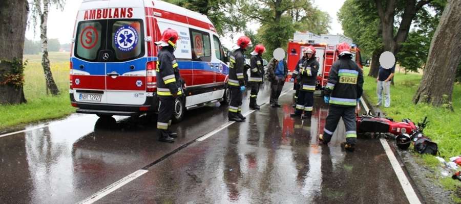 Do wypadku doszło 14 lipca o godz.13:20 na trasie Młoteczno - Gronowo