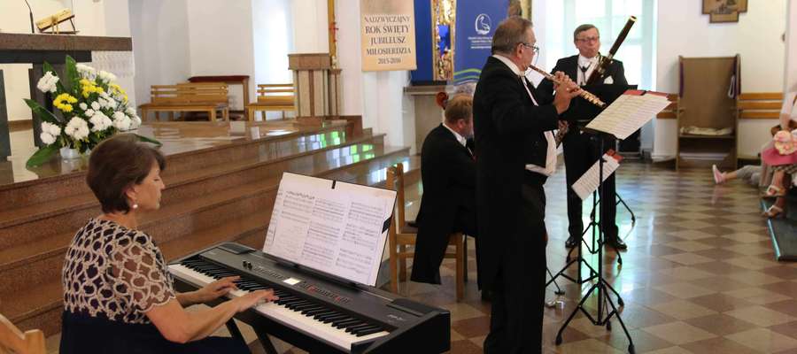 Kadr z lipcowego koncertu Olsztyńskiego Zespołu Kameralnego Pro Musica Antiqua w Kościele pw. Podwyższenia Krzyża Świętego w Działdowie