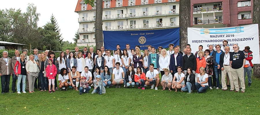 Uczestnicy rejsu zorganizowanego przez Rotary Club Giżycko