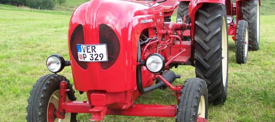 Chodził jak zegarek i palił jak strzała... traktor porsche 