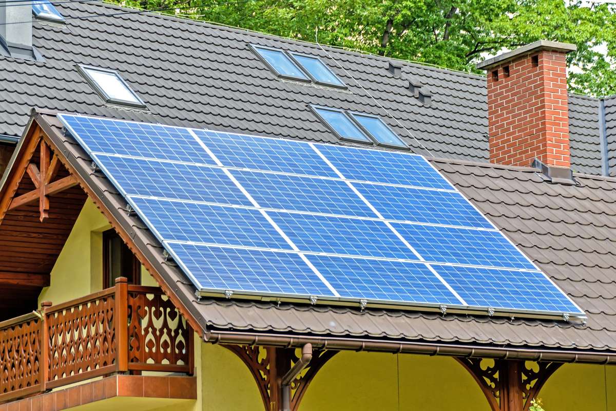 Dom zrównoważony oszczędza energię