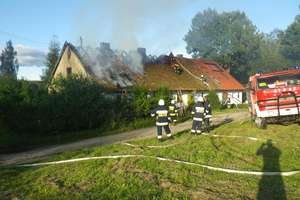 Trzygodzinna akcja strażaków w Dziaduszynie