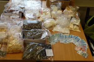 Policjanci z Olsztyna przechwycili 16 kg narkotyków za pół miliona złotych [film]