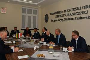 Litewska delegacja z wizytą w Straży Granicznej